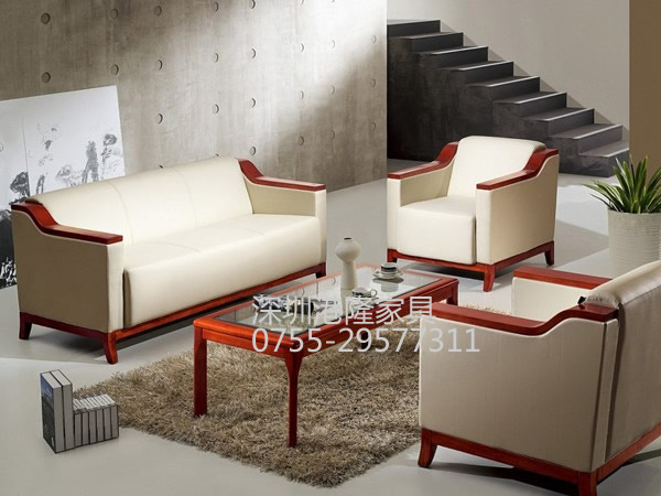 office lounge sofa leather EKL-052