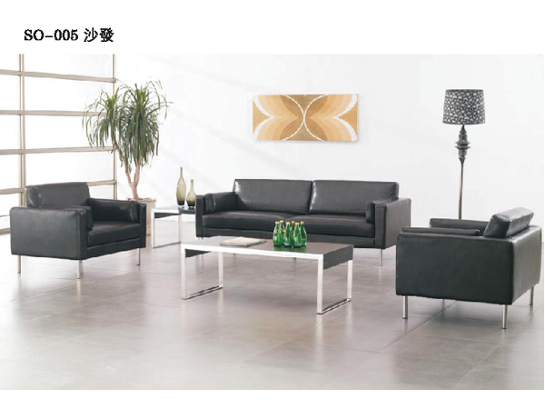 vintage style leather sofa EKL-5147