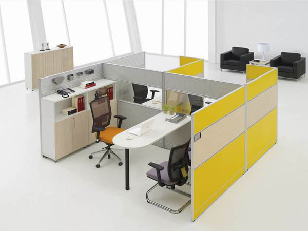 simple modern tie yi partition screen office recep OP-5257