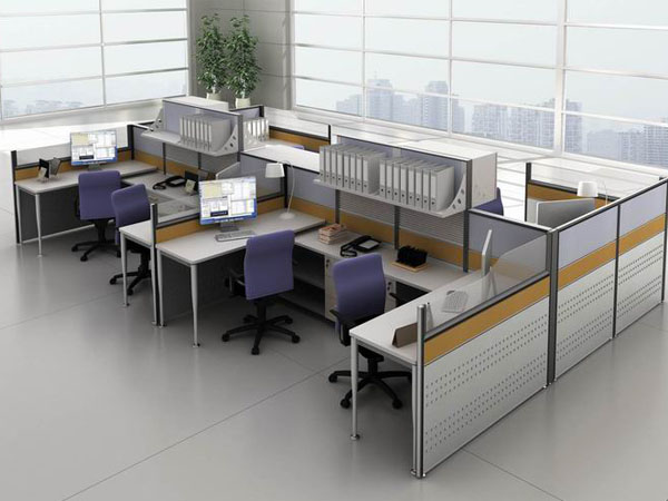 open area space office workstation desk OP-5254