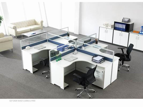 office workstation with cable management OP-5236