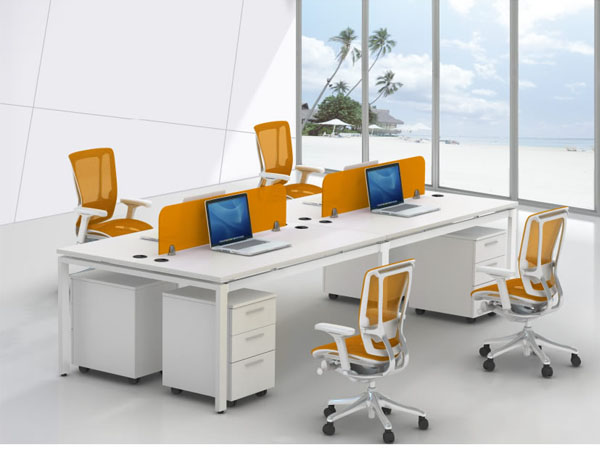 workstation desk office furniture shape c OP-5236