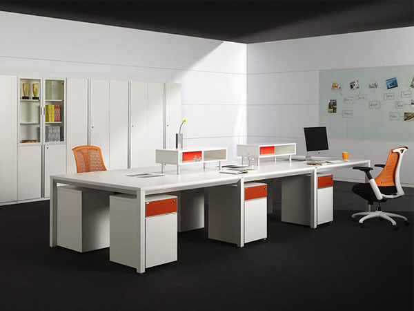 6 person office workstation VM-1407-6G