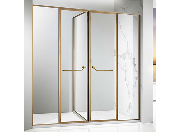 Straight shower partition