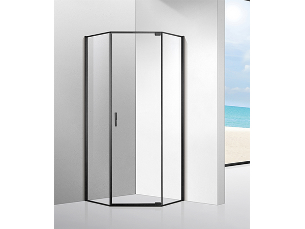 Diamond shape shower partition
