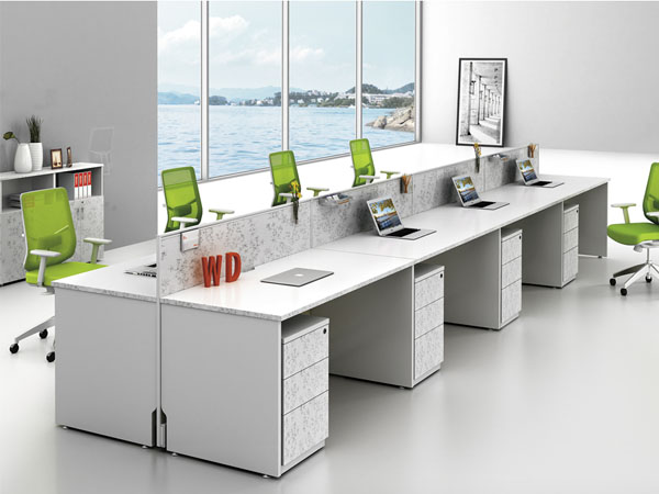 office desk workstation for 8 with socket OP-8698