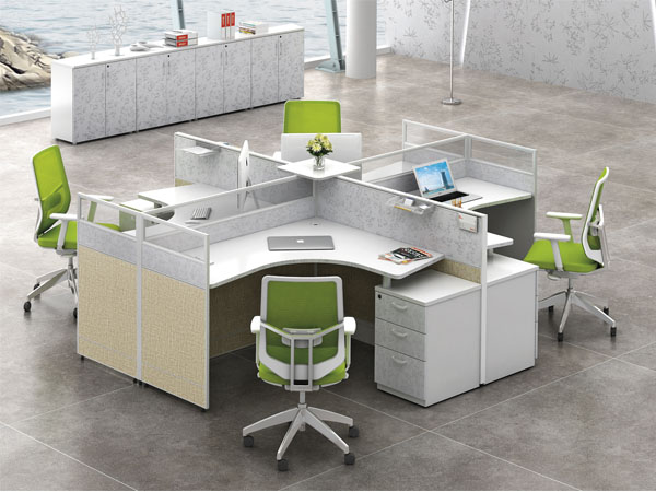 modern office workstation for 4 to 6 peoples LX40+LX20