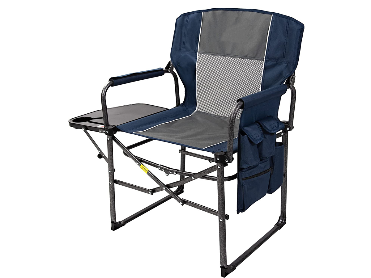 Camping Directors Chair with Side Table