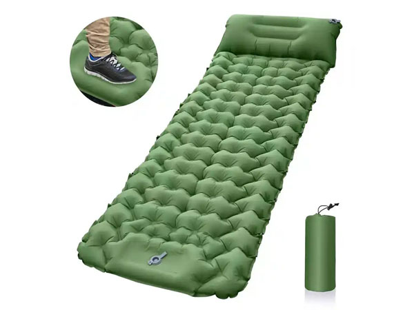 Inflatable camping mat