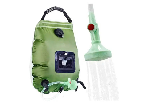 PVC solar camping shower bag