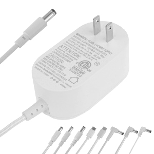 Us Certificated Level 6 Energy Efficiency Cc/CV Solution 9V-48V, 4A Max. Power Adapter