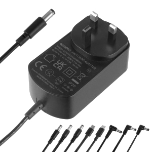 BS Certificated Level 6 Energy Efficiency Cc/CV Solution 8.4V-48V, 5A Max. Power Adapter