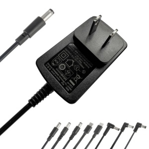JP High-Efficiency 12V 1A 12W Direct Plug-in Power Adapter Level V with PSE Approval for Floor Washers