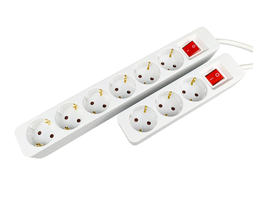 3 & 6 Gang EU Schuko Power Strip