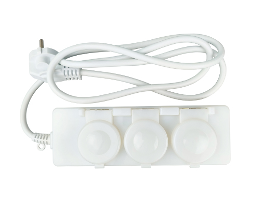 3 Gang IP44 Waterproof EU Schuko Power Strip